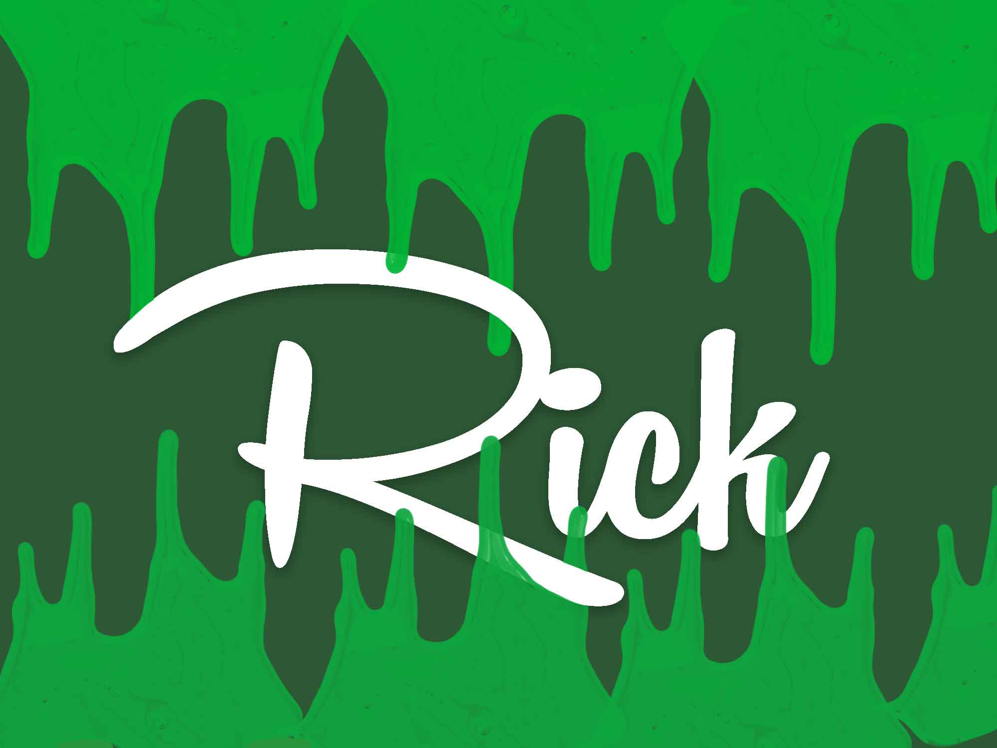 Photoshop dripping paint effect Keith Haring drip brushes 